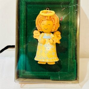 Hallmark Angel Ornament with Yellow Dress